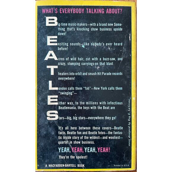 All About The Beatles Edward De Blasio Macfadden Bartell 50-210 First 1964 - Picture 2 of 5